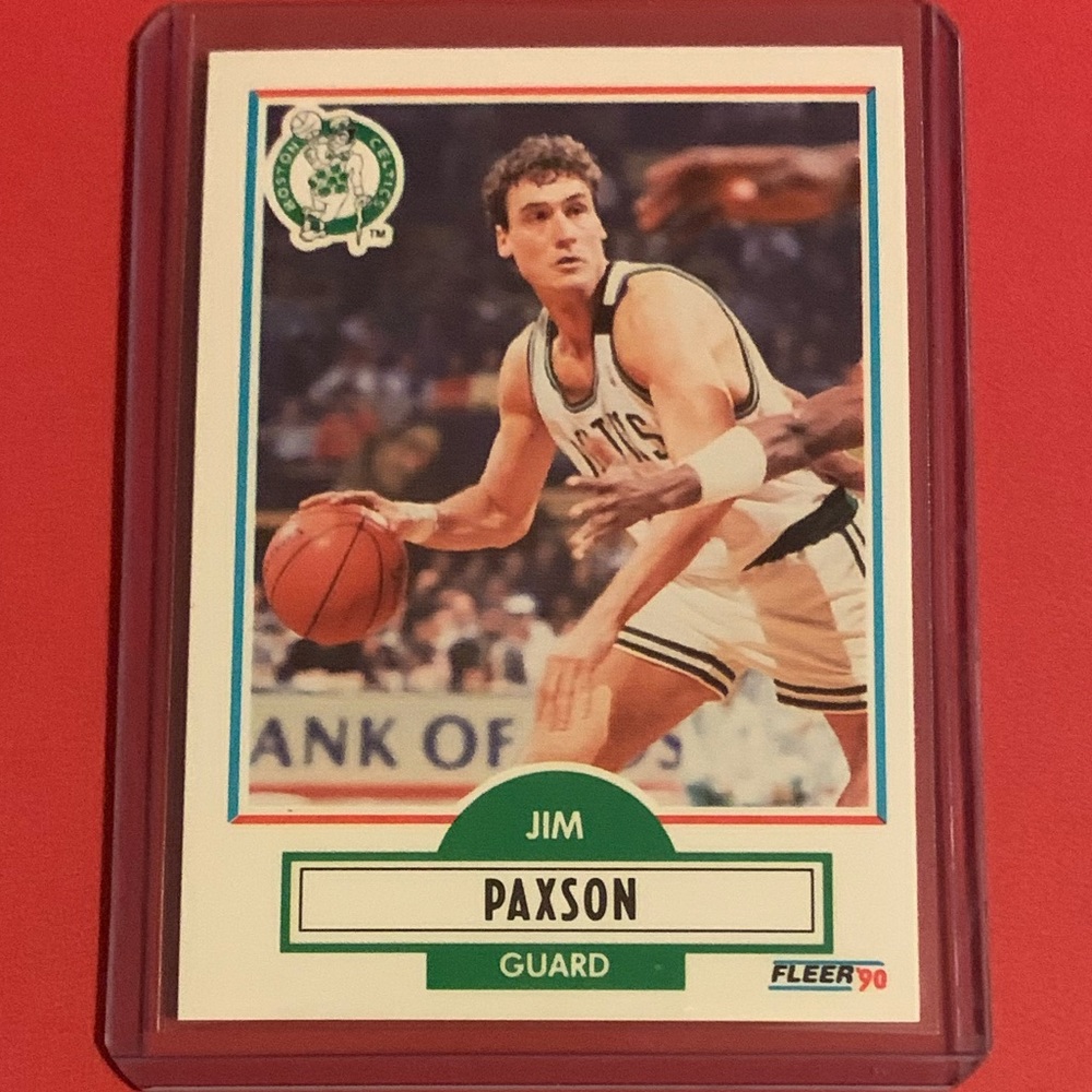 Jim Paxson #14 1990 Fleer Basketball Trading Card